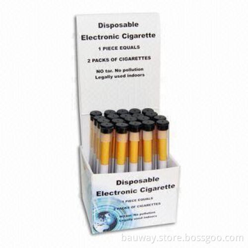 Disposable Electronic Cigarettes with 1mL Cartridge Liquid Content and 3.7V/280mAh Battery